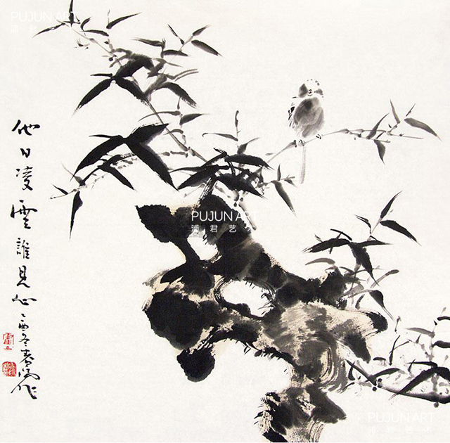 2005年作 花鸟 镜片.jpg